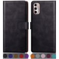 thumbnail image 1 of Suapot Para Motorola Moto G 5G 2022 Funda Tipo Cartera? ¿Bloqueo Rfid? Titular De La Tarjeta De Crédito Flip Folio Book Pu Funda De Cuero Para Teléfono Funda A Prueba De Golpes Mujeres Hombres Para Mo, 1 of 5
