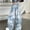 Blue1, variant on Crunowin Girls Cotton Cargo Pants, Tie Dye Wide Leg Stretchy Casual Jeans Size 12