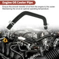thumbnail image 2 of Tubo de enfriador de aceite del motor Unique Bargains Outlet para Jeep Cherokee 2014-2020 Línea de derivación de refrigerante del motor No.68057473AA, 2 of 7