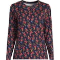 thumbnail image 3 of Lands' End Plus Size Supima Cotton Long Sleeve Crewneck T-Shirt, 3 of 3