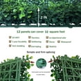 thumbnail image 6 of BSHAPPLUS® 12 PCS 24"x16" Artificial Boxwood Panels, Boxwood Hedge Wall Panels, Artificial Grass Backdrop Wall 2", Privacy Hedge Screen UV Protected for Outdoor Indoor Garden Fence Backyard, 6 of 13