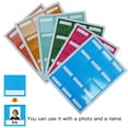 School Classroom Attendance Pocket Chart with 72 Color Cards Teacher