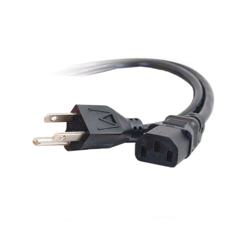 C2G Cables to Go C2G 25' NEMA 5-15P to IEC320C13 Universal Power Cord Black 14719