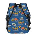 thumbnail image 4 of Balery Construction Vehicles Mochila Escolar Impresa, Mochila Ligera para Viajes Casual, Mochila Duradera y Cómoda Multifuncional, Mochila para Laptop-One Size, 4 of 5