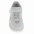 thumbnail image 5 of Kensie Girl Lace Up Stars Girls Casual Sneakers. (Little Kids Big Kids), White Multicolorr, Size: 10, 5 of 7