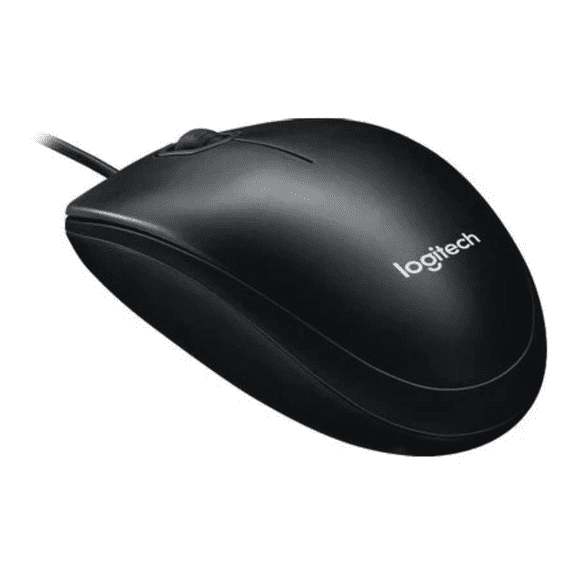 Logitech B100 Optical USB Mouse - Comfortable. Durable. Essential - Black 910-001439