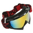 thumbnail image 1 of Lunettes de Moto Tout-Terrain, Lunettes de VTT Sangle Élastique Coussin Éponge Anti-Impact Lentille PC Pliable Anti-Vent Sable pour Ski pour Hommes Monture Noire Lunettes Rouges, Monture Bleue Lunettes de Couleur, 1 of 8