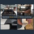 thumbnail image 6 of Silicone Gap Cover, (2 Pack) Silicone Gap filler Stopper Kitchen Stove Counter Gap Covers - Flexible Stove Space Fillers, Food Grade (21inches, Black), 6 of 10