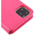 thumbnail image 3 of Kaleidio Case For Apple iPhone 11 Pro Max [MyJacket] PU Leather Hybrid Wallet [Card Slot][Stand Feature] Flip Folio Cover w/ Overbrawn Prying Tool [Pink], 3 of 6