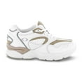 thumbnail image 4 of Apex X821M Men's Athletic Shoe: 11.5 X-Wide (3E-4E) White Lace, 4 of 5