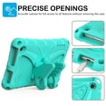 thumbnail image 2 of Kids Case for All-New Fire 7 Tablet (12th Generation, 2022 Release) Latest Model, Cute Butterfly Design Soft EVA Rubber Kicksand Shoulder Strap Lightweight Kids Friendly Case for Girls Boys, Mint, 2 of 6