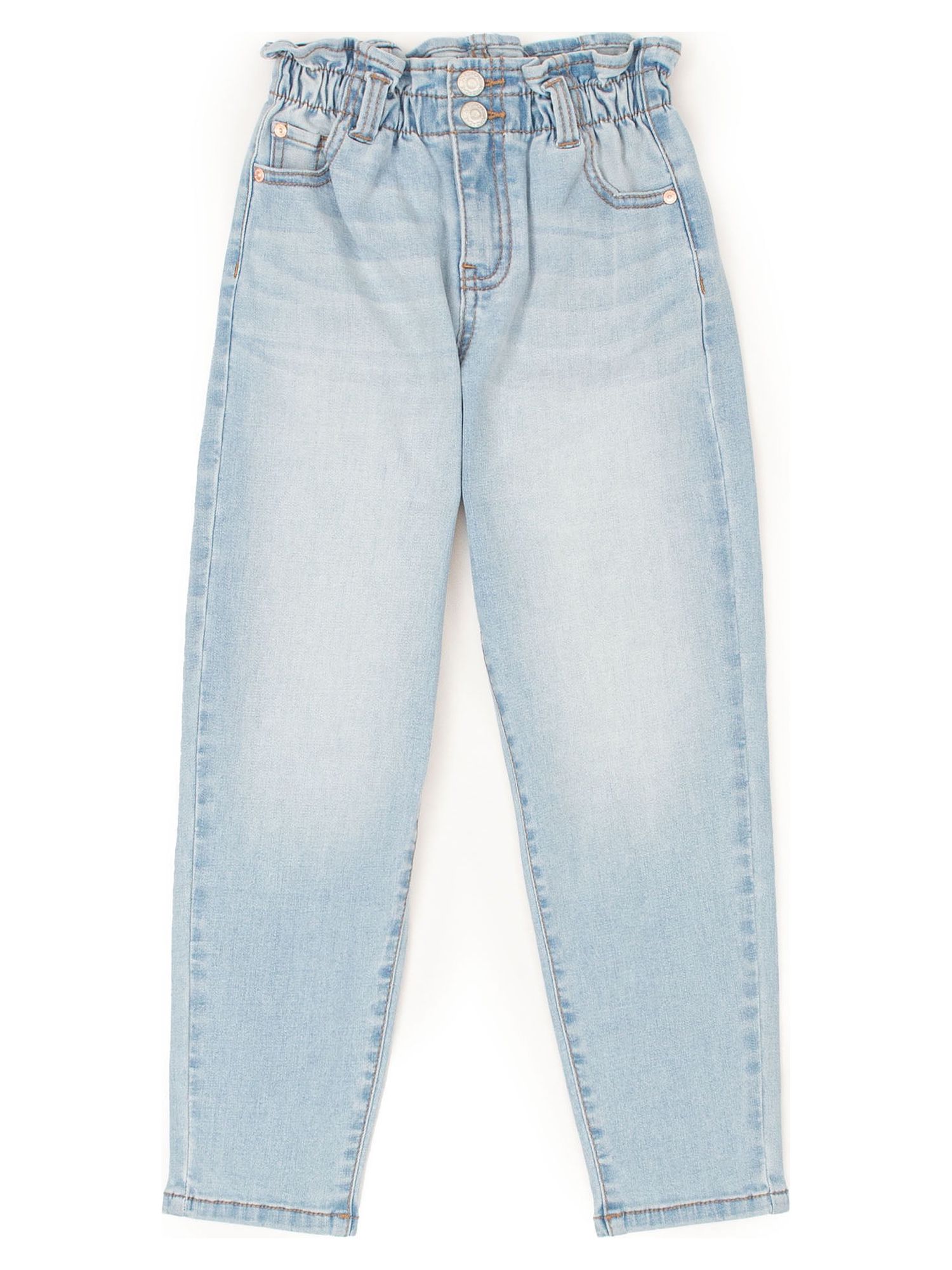 Jordache Girls High Rise Paperbag Mom Jean, Sizes 5-18