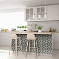 thumbnail image 6 of Mi Alma Vinyl Backsplash Decor - Black Flower Peel & Stick Tiles 6x6, 6 of 10