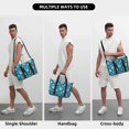 thumbnail image 7 of Sigee Daisies Flowers for Hand Travel Bag,Sports Tote Gym Bag for Men and Women, 7 of 7