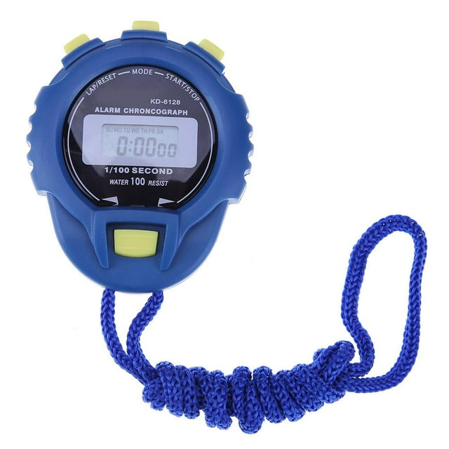 Cronógrafo LCD Temporizador Digital Cronómetro Contador Deportivo Odómetro Reloj Alarma