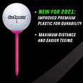thumbnail image 3 of GoSports 3.25” Widemouth Golf Tees 60 Tee Player’s Pack Max Distance and Easier Teeing, 3 of 5