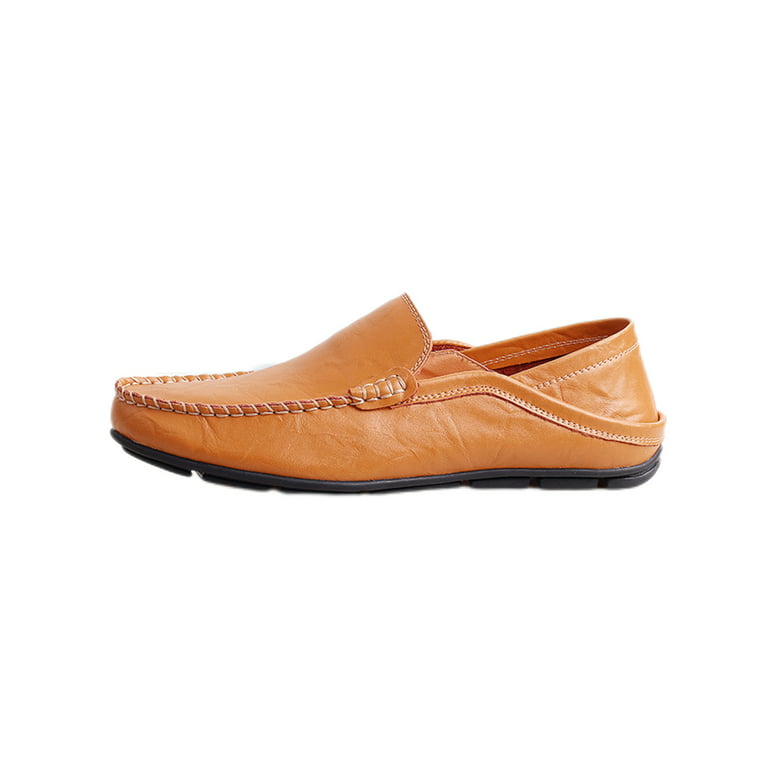 Rounded Leather Loafer