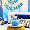 thumbnail image 3 of Decoración para tartas Pargleev con purpurina para el primer cumpleaños, con estrella azul, 3 of 6