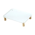 thumbnail image 2 of Fzaqwen Raised Pet Feeder Stand Cat Bowl Stand for Automatic Pet Feeder Pet Supplies White 37x26.5x8cm, 2 of 9