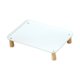 thumbnail image 2 of Soporte elevado para comedero de mascotas, soporte para cuenco de gato para comedero automático de mascotas, suministros para mascotas Blanco 37x265x8cm, 2 of 9