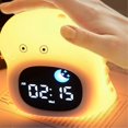 thumbnail image 4 of Animal-Shape Alarm Clock Pat Control Cute Sleep Training Clock Small Ornaments Light Adjustable Tou, 4 of 5
