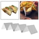 thumbnail image 3 of Soporte para tacos de acero inoxidable, soporte para tacos, bandeja para platos y comida. F, 3 of 9