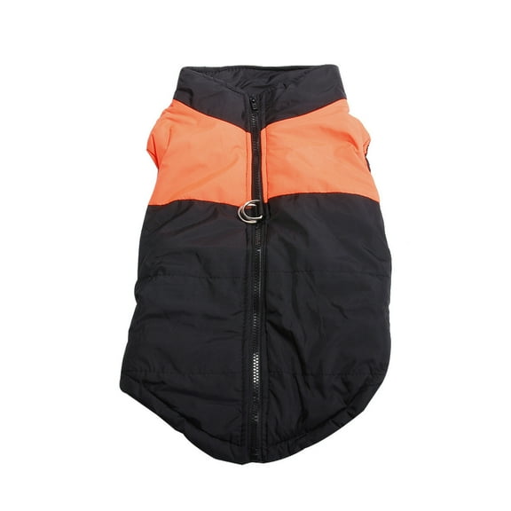 CICRKHB Dog Vest Pet Cotton Clothes Vest Vest Quilted Jacket Clip Winter Warm Outdoor Pet Protection Pet Supplies Black