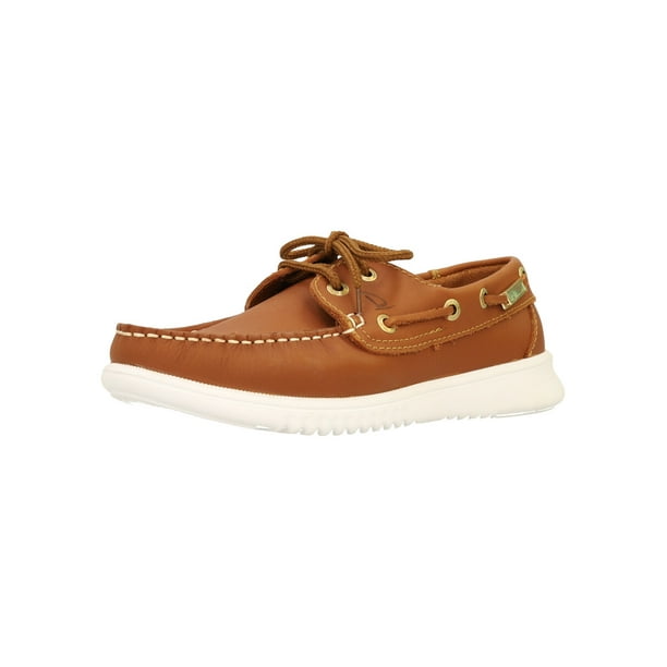 Zapato modelo Top Sport, piel genuina, ultra ligero con máximo confort, color miel talla 25 Top Sailer Clásico, náutico, casual