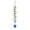 C-Blue#025, variant on Spiral Crystal Suncatcher Hanging Ornament, Light Refracting Rainbow Window Decor for Home, Bedroom, Balcony – Clear Acrylic Sun Catcher with Elegant Spiral Design & Smooth Ball Pendant