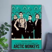 Arctic Monkeys Poster | Indie Rock Band Wall Art | British Music Icon Poster Size 24''x36'' Googate