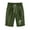 Army Green, variant on Summer Bermuda Shorts for Women 2023 Trendy Cotton Linen Knee Length Dandelion Shorts Casual Elastic Waist Long Shorts