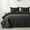 Black, variant on King Quilt Bedding Set,White Ultrasonic King/Cal King Quilt Set,Lightweight Soft Bedspread Coverlet,Modern Style Coin Pattern Bed Cover for All Seasons,3 Piece(1 Quilt,2 Pillow Shams)