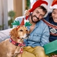 thumbnail image 2 of Collar para perro DAGANXI Tactical Red Christmas Nylon M Medium, 2 of 6