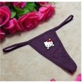 thumbnail image 4 of Tanga con Cinturón fino y estampado de Hello Kitty para mujer, bragas sexys de cintura baja, Bikini transpirable y cómodo, venta al por mayor, 4 of 4
