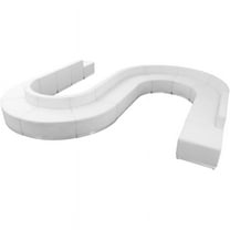 Flash Furniture Hercules Alon 15 Piece Reception Seating in White