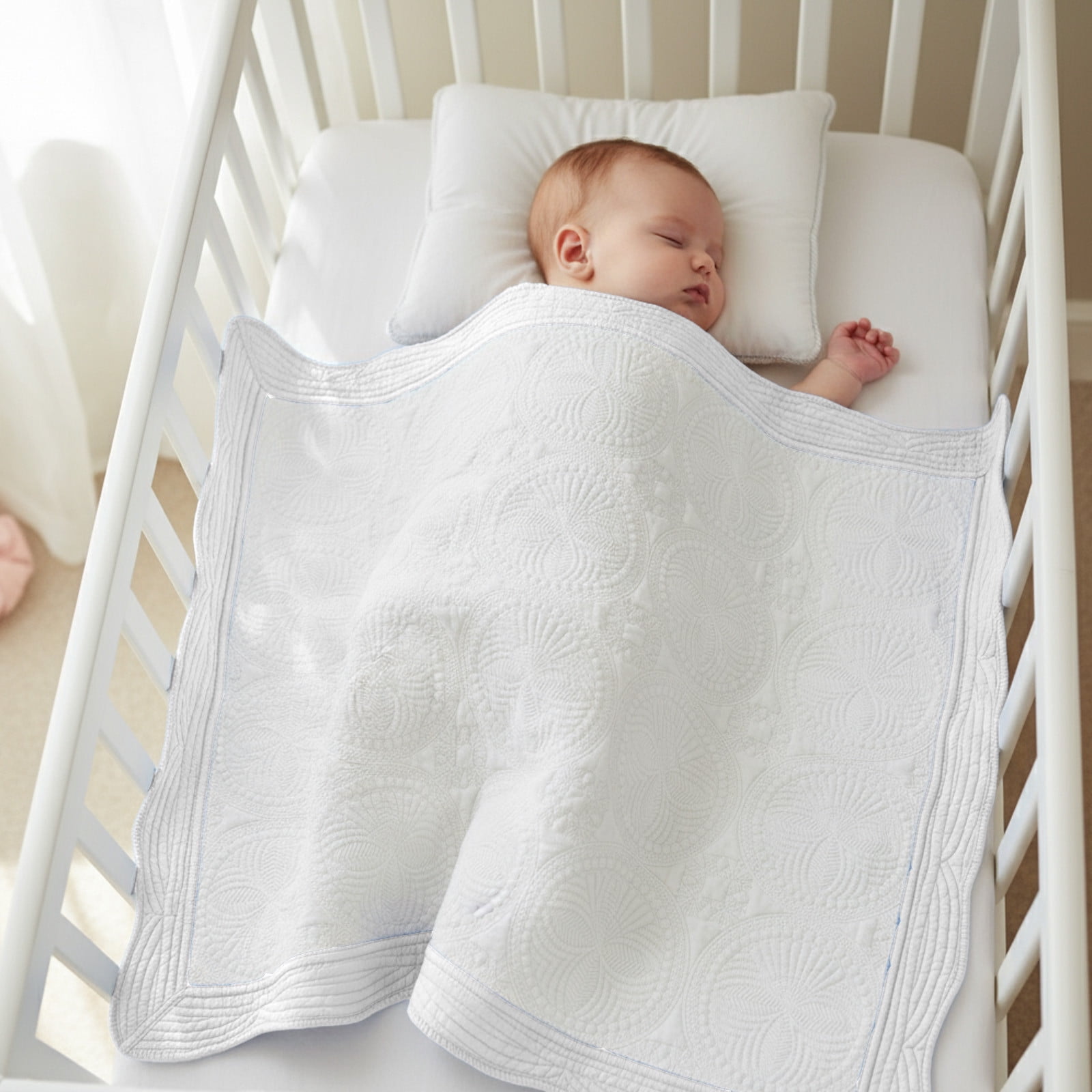 Cotton Quilted Blanket, Baby Swaddle Wrap, Air Conditioning Cover, Multi purpose Throw, Soft Nap Blanket, Home Travel毯子