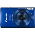 thumbnail image 3 of Canon PowerShot ELPH 190 IS Digital Camera (Blue) (1090C001) + 32GB Card + NB11L Battery + Case + Charger + Card Reader + Corel Photo Software + Flex Tripod + Memory  Wallet + Cleaning Kit + USB Cable, 3 of 8