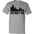 thumbnail image 3 of Inktastic Detroit Skyline Grunge T-Shirt, 3 of 5