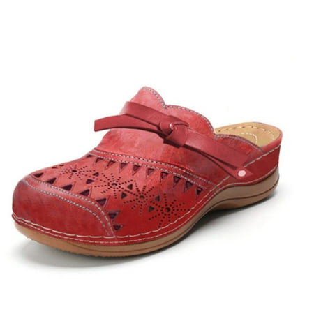 

Yoslce Shoes For Women Large Size Women S Bow Knot Hollow Toe Flat Sandals Ladies Nude Heels