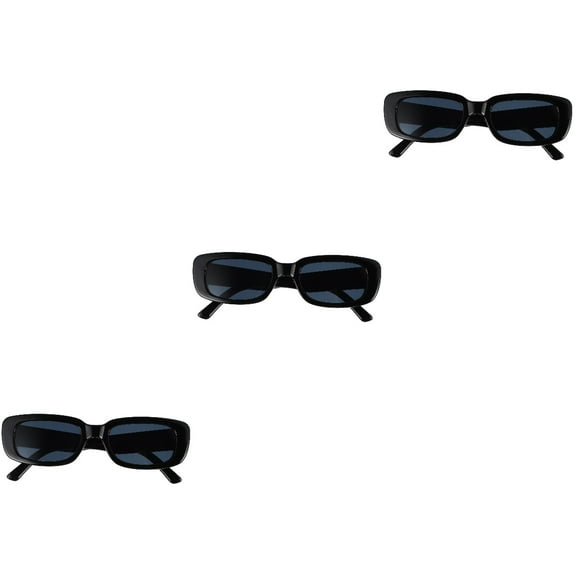 Raindrops 3 pcs  Square Sunglasses Adult Sunglasses Beach Photo Prop Fashion Eyewear