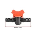 thumbnail image 2 of Drip Irrigation Barbed Valve,for 1/2 Inch Double Male Barbed Valve,Aquarium Water Flow Control Plastic Valve, 2 of 4