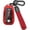 Red, variant on Key Fob Cover Compatible with Toyota Land Cruiser Venza RAV4 Prime Sienna Fortuner Mirai 2018-2022 4 Button Keychain Case Holder Protector,Black