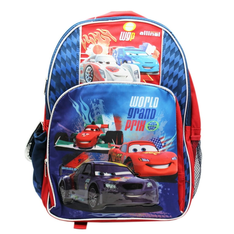 Lightning mcqueen top backpack walmart