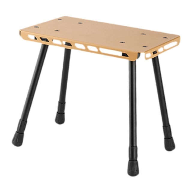 Almencla Table de Camping Tabouret de Camp Robuste Portable pour Voyage Concert Randonnée Kaki