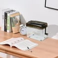 thumbnail image 5 of Mini Hand Shredder Portable Paper Shredder Manual Shredder Documents Paper Cutting Tool Home Office Desktop Stationery Blue, 5 of 7