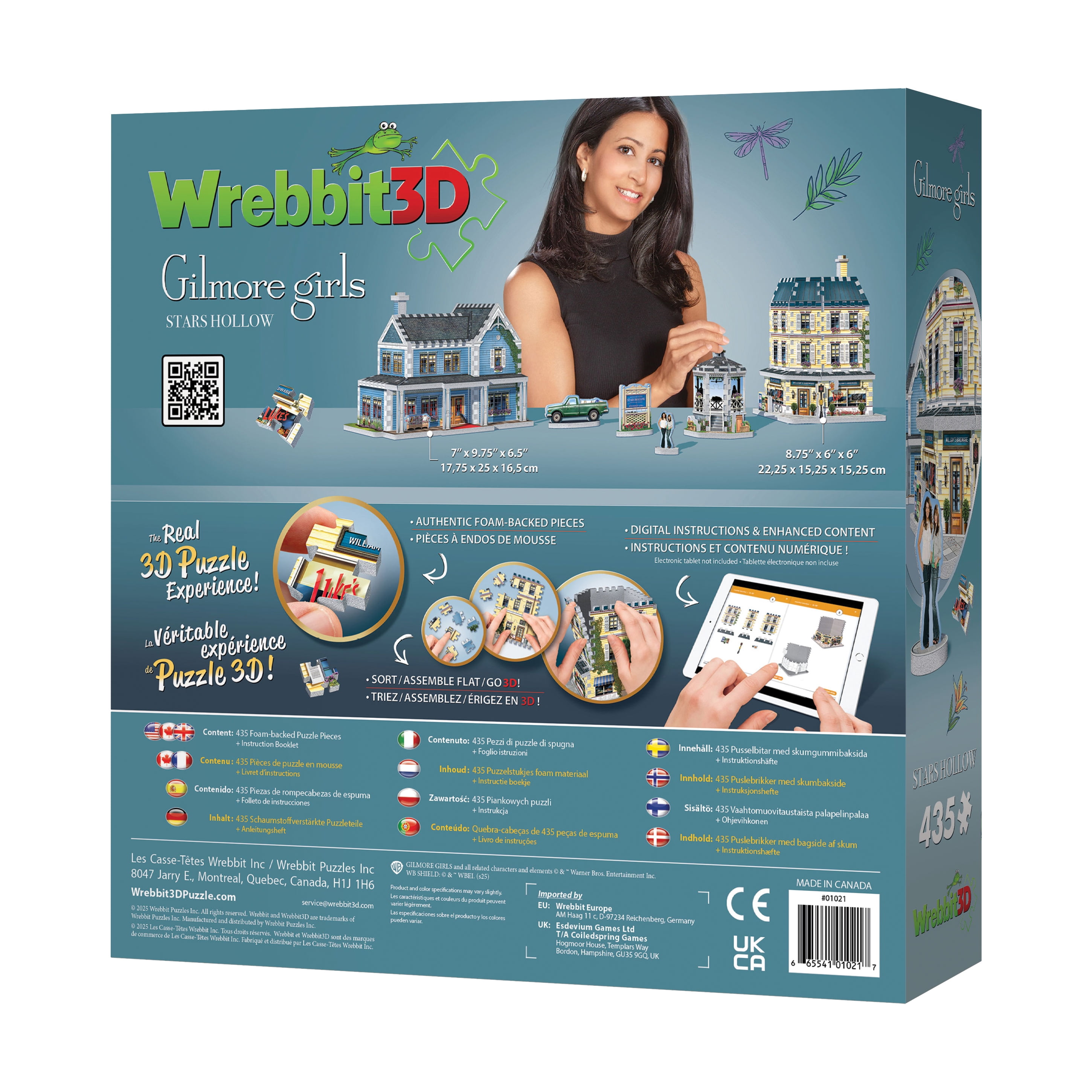 Wrebbit Gilmore Girls - Stars Hollow 3D Puzzle: 435 Pcs