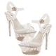 thumbnail image 5 of 1 pareja con estilo Super High High Sandals Sandalias Catwalk Club de Noche Sandalias de Tacón Alto, 5 of 6