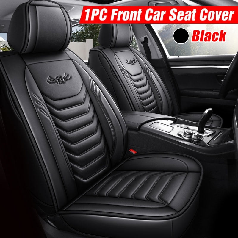 1pc Car Front Seat Cover Sit Breathable PU Leather Cushion Protector Universal 