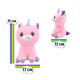 thumbnail image 5 of Unicornio De Peluche De Unicornios Babys Mini Paquete 2 Pz Importadora La Merced Tela Ultra Suave Hipoalergénica, 5 of 5