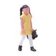 thumbnail image 1 of Figura de niña a escala 1:64, modelo de diminutas, figuras de resina pintadas a mano, decoración para de ., 1 of 9